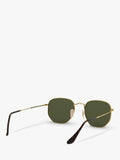 Ray-Ban polarised hexagonal sunglasses 51mm, UK version