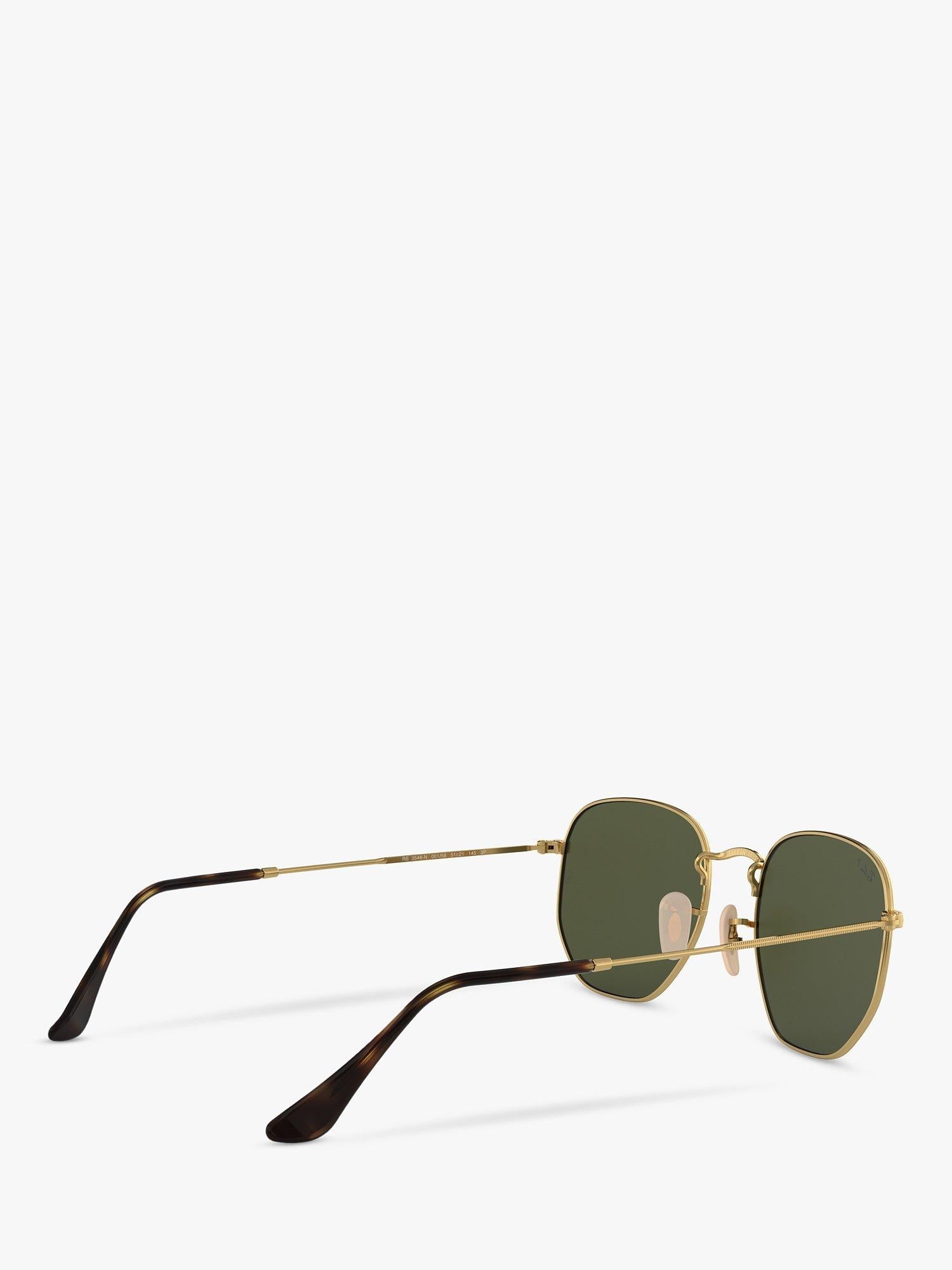 Ray-Ban polarised hexagonal sunglasses 51mm, UK version