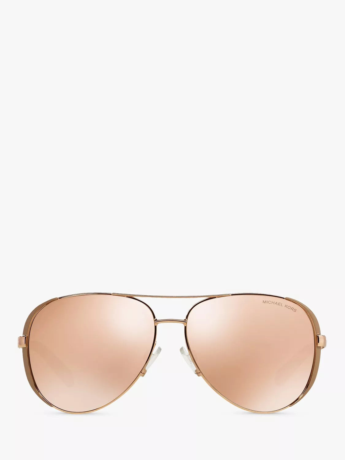 Michael Kors aviator sunglasses gold mirror pink 59mm (British brand)