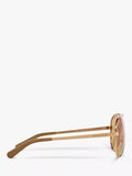 Michael Kors aviator sunglasses gold mirror pink 59mm (British brand)