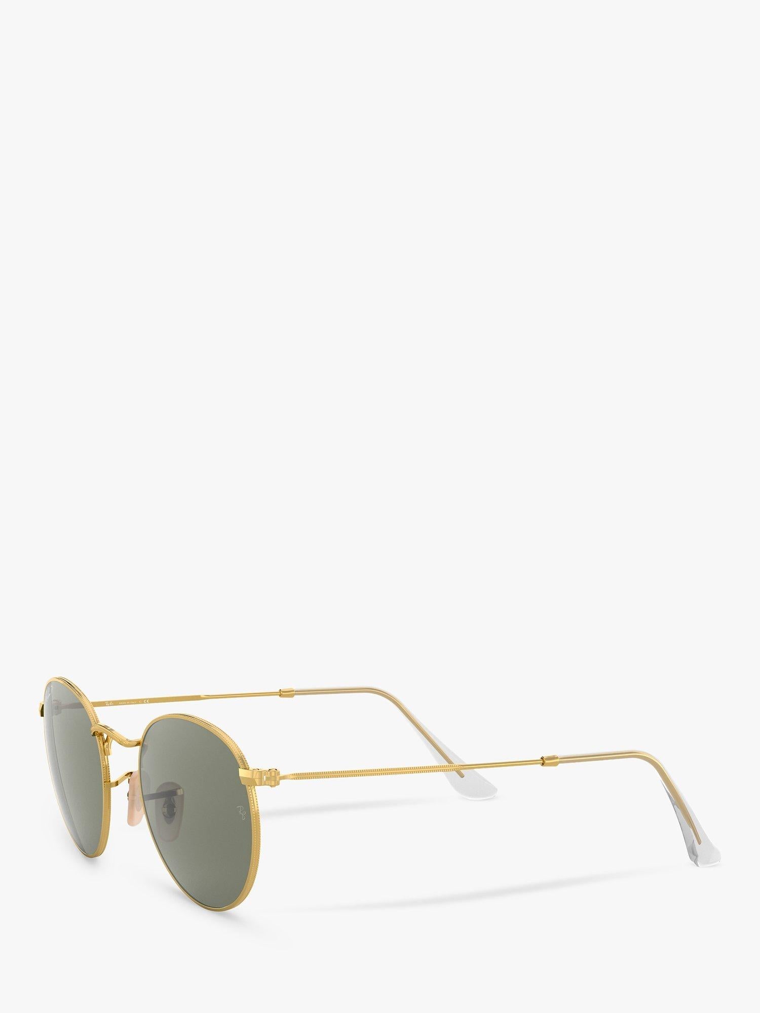 Ray-Ban RB3447 polarised round metal sunglasses 50mm - British product