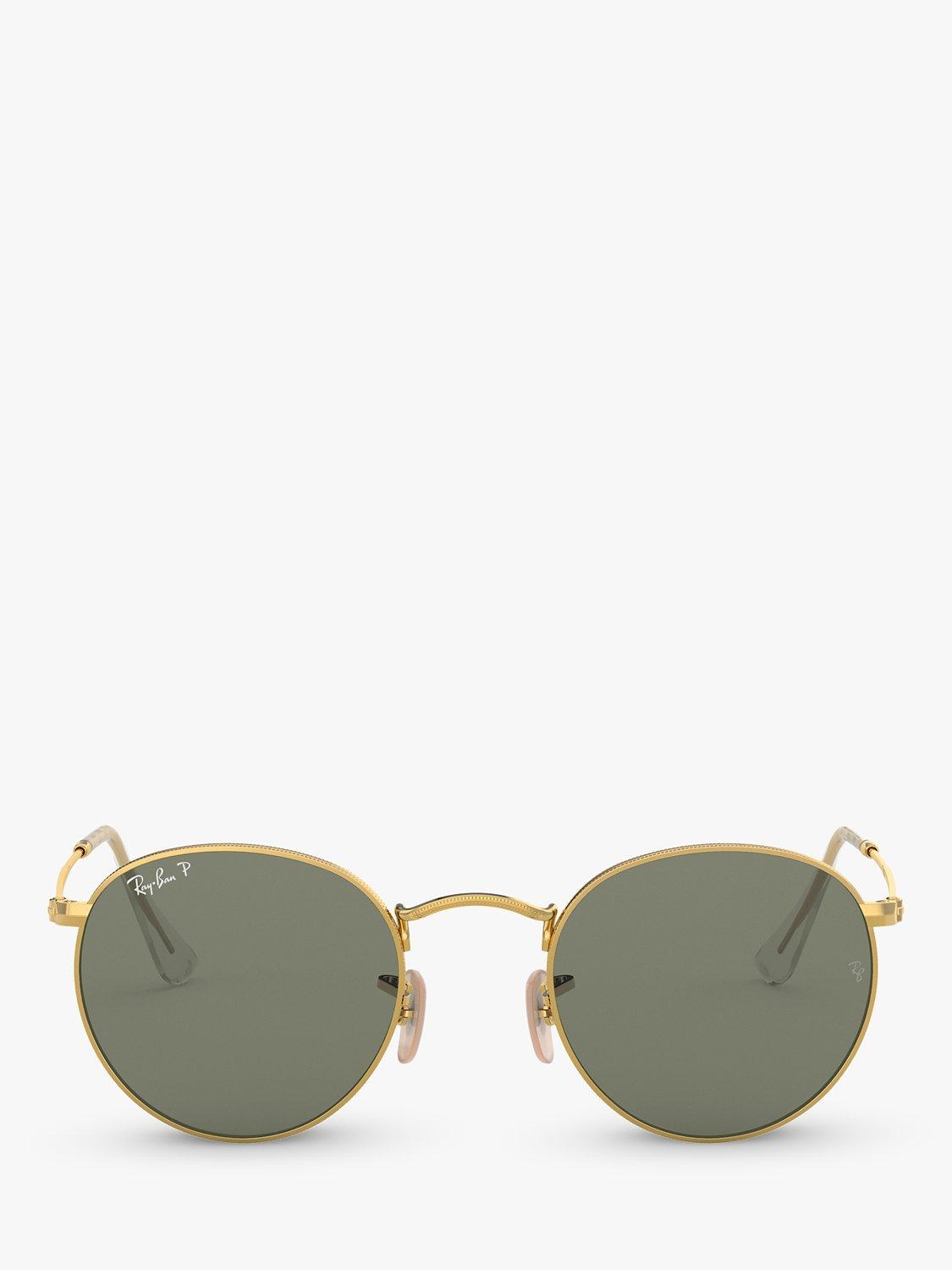 Ray-Ban RB3447 polarised round metal sunglasses 50mm - British product