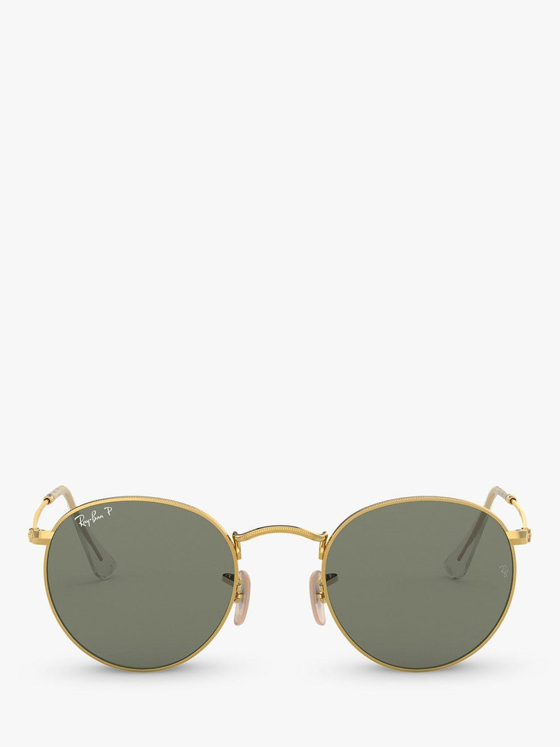 Ray-Ban RB3447 polarised round metal sunglasses 50mm - British product