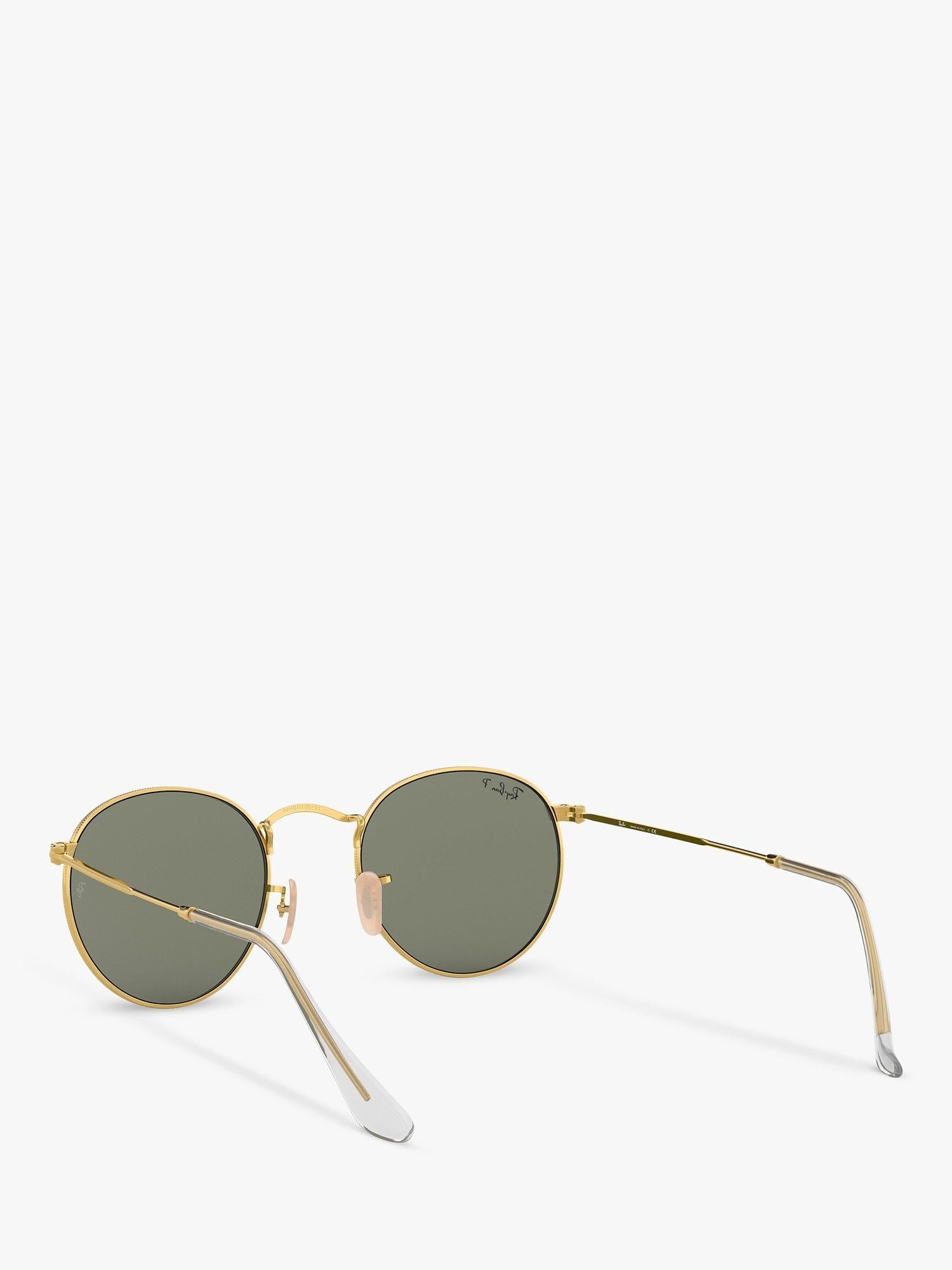 Ray-Ban RB3447 polarised round metal sunglasses 50mm - British product