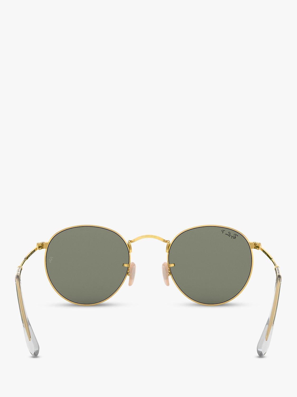Ray-Ban RB3447 polarised round metal sunglasses 50mm - British product