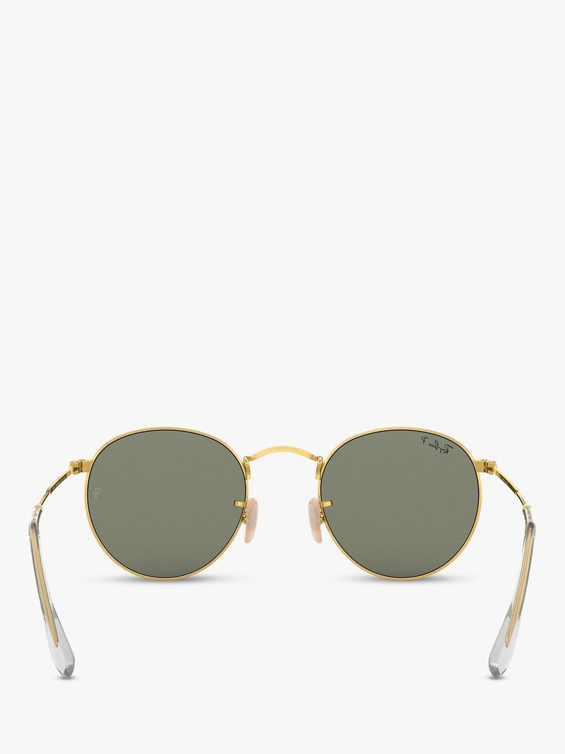 Ray-Ban RB3447 polarised round metal sunglasses 50mm - British product