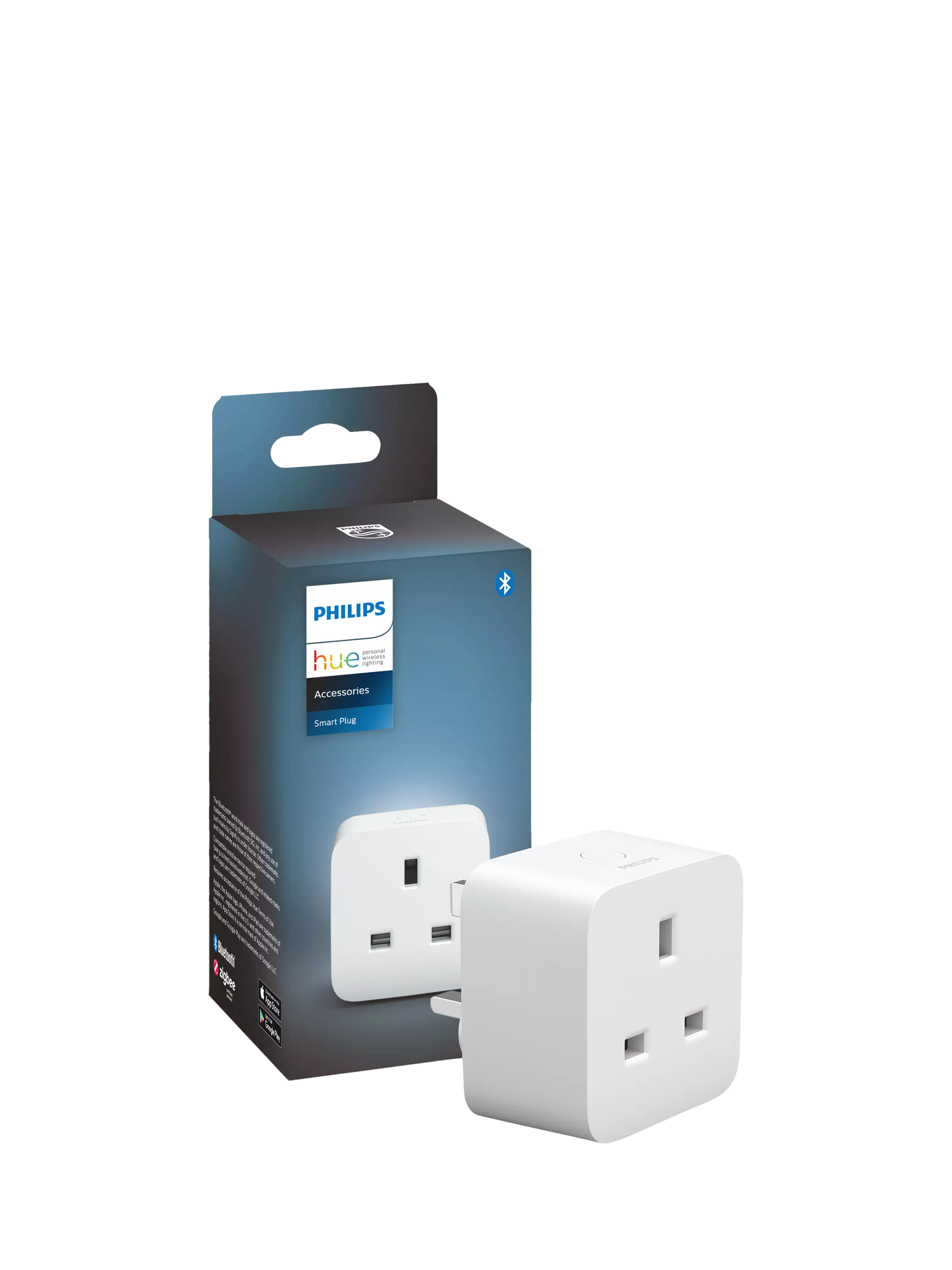 Philips Hue Smart Plug for smart home lighting, British product