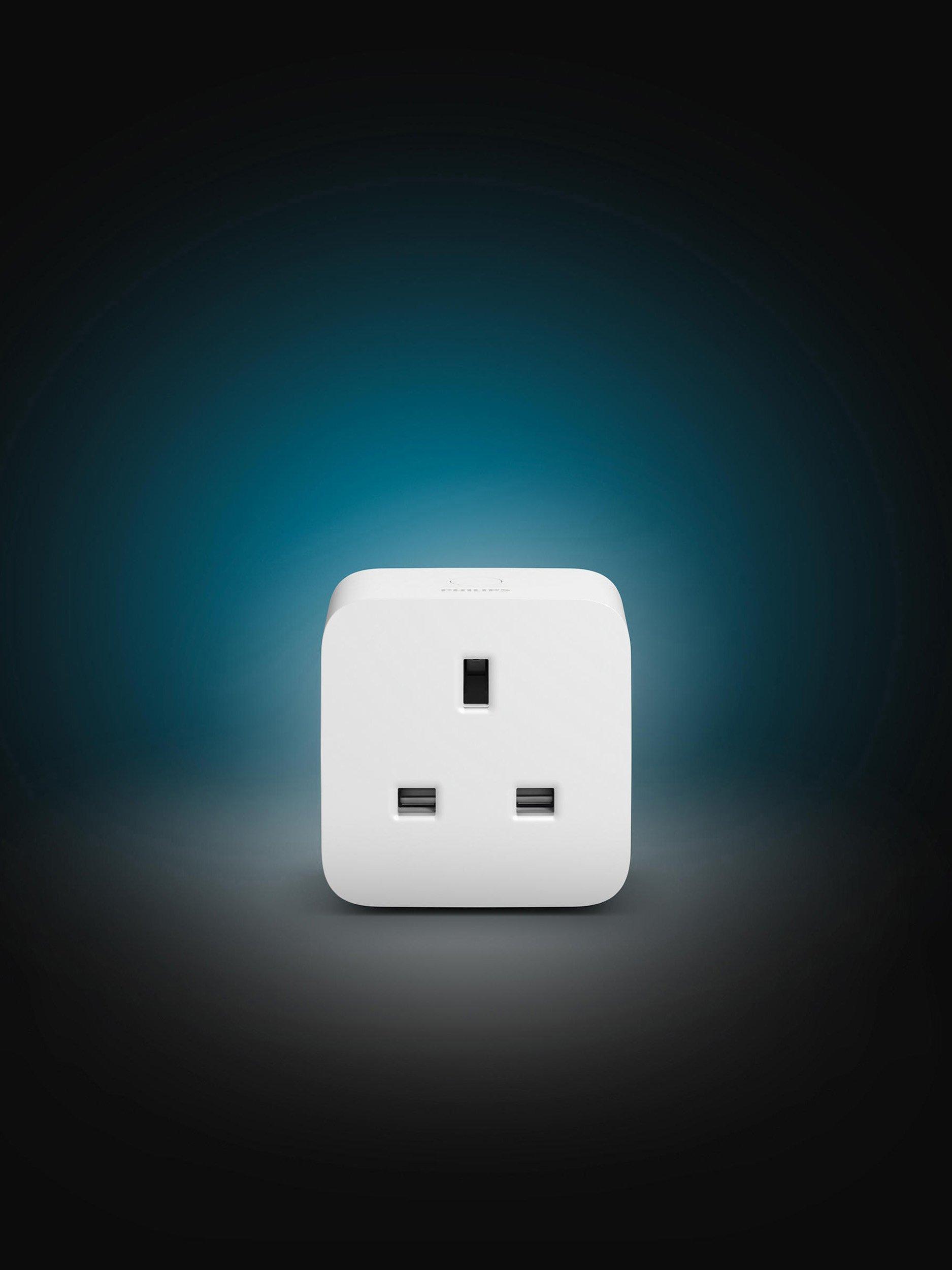 Philips Hue Smart Plug for smart home lighting, British product