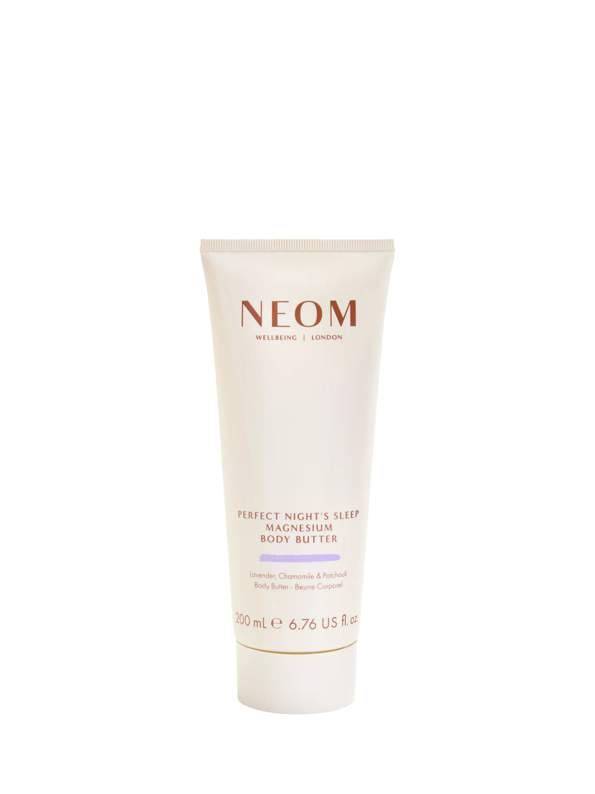 NEOM Wellbeing London magnesium body butter 200ml, imported from the UK