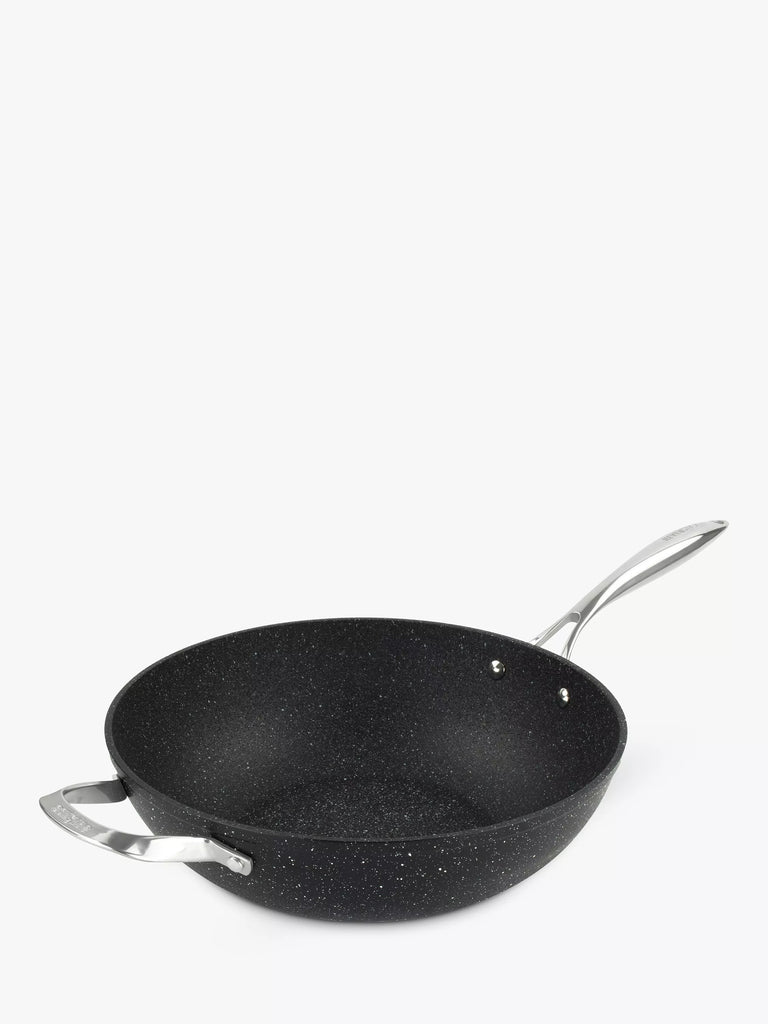 Eaziglide Neverstick2 Aluminium Non-Stick Open Wok, 32cm