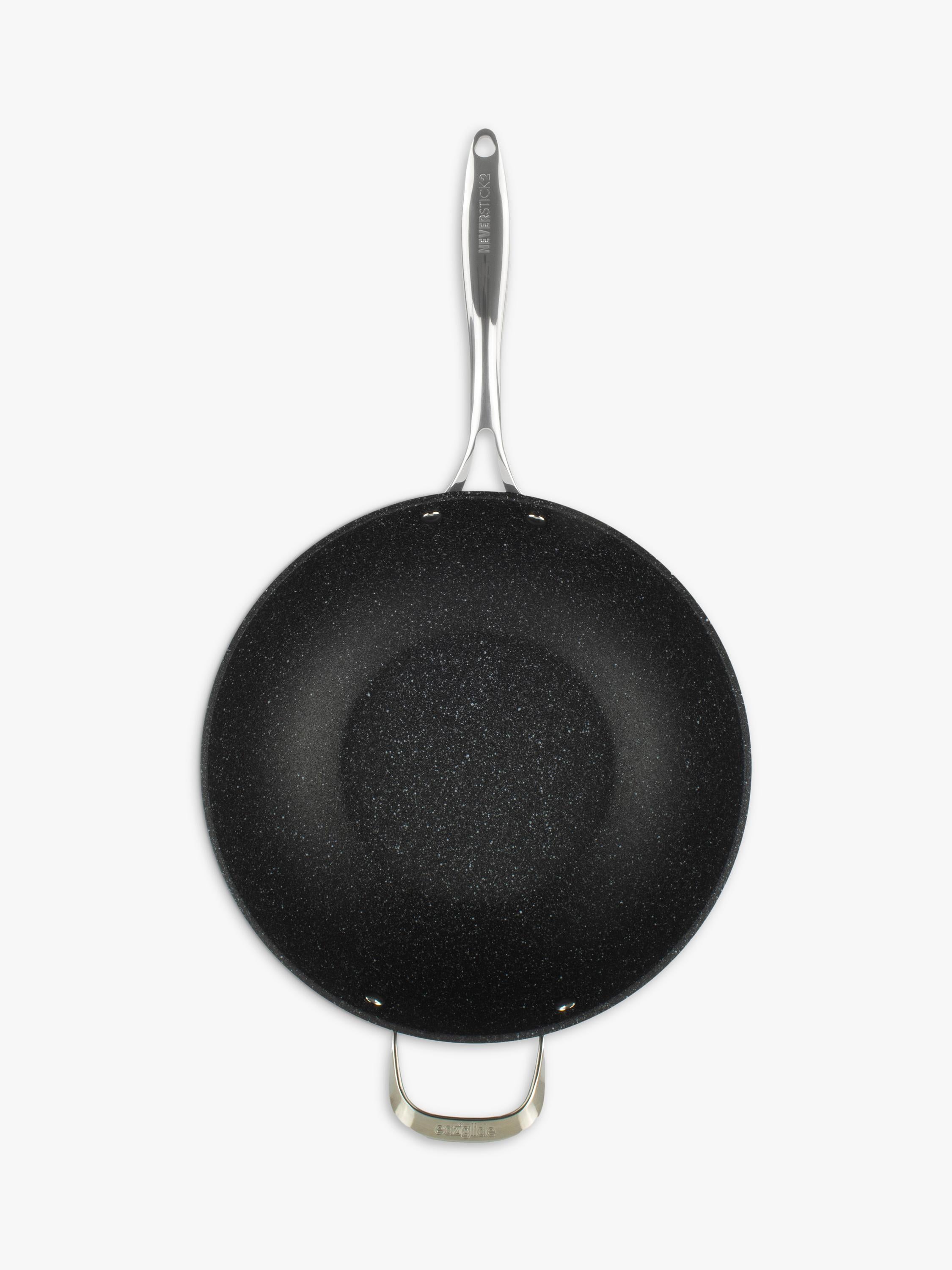 Eaziglide Neverstick2 non-stick open wok 32cm - British product