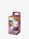 Philips 10.5W ES LED bulb dimmable warm white - British product