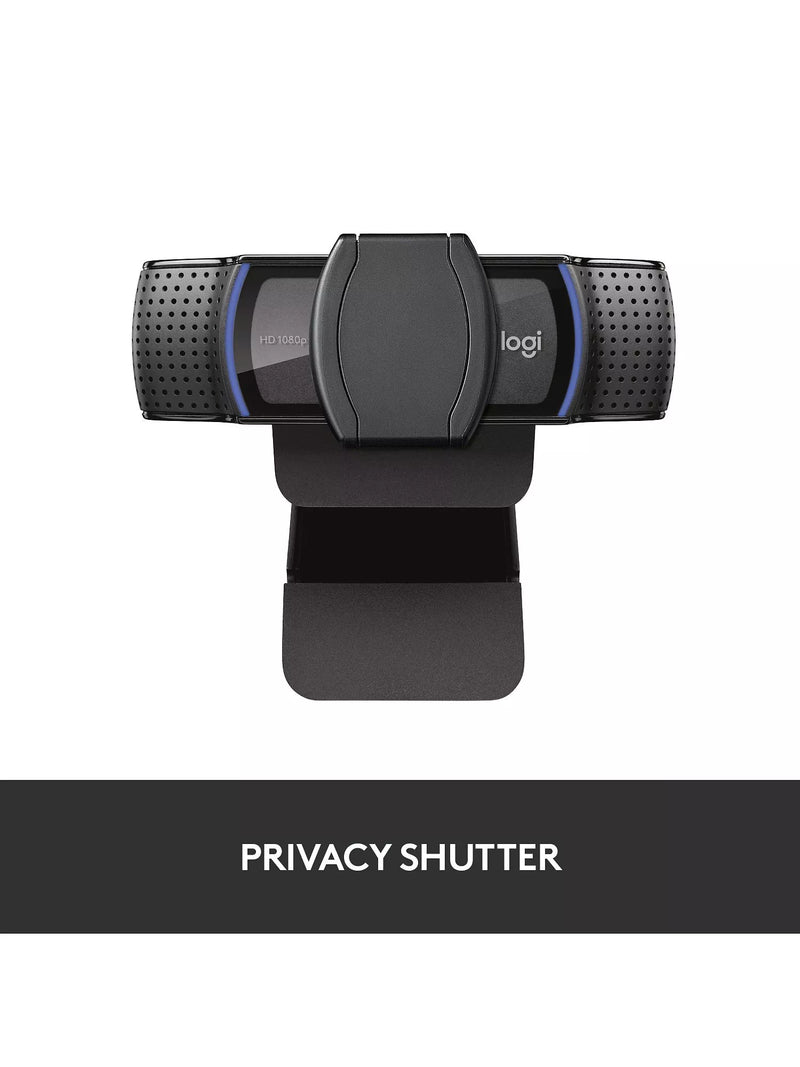 Logitech C920s Webcam black, imported from the UK