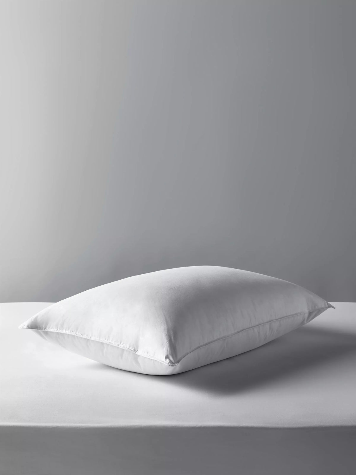 John Lewis natural duck feather and down soft standard pillow, UK version