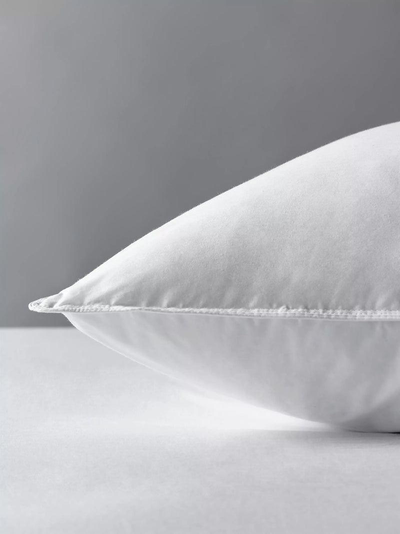 John Lewis natural duck feather and down soft standard pillow, UK version