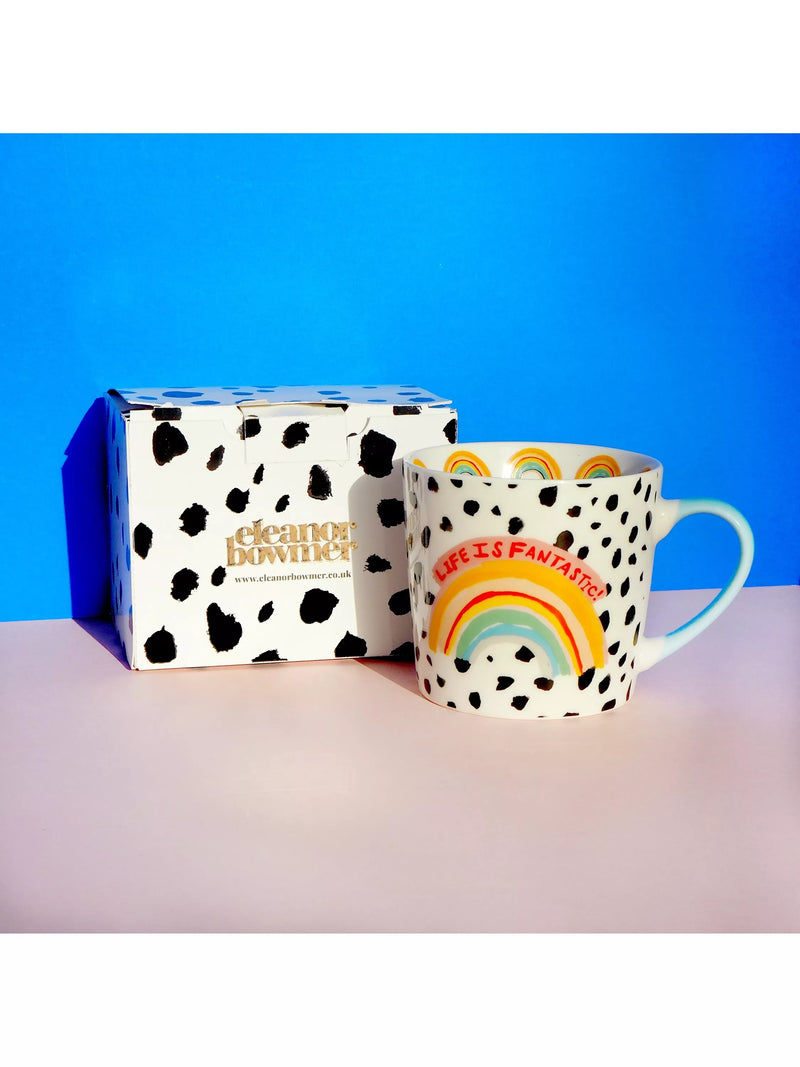 Eleanor Bowmer rainbow mug 300ml new bone china, UK version