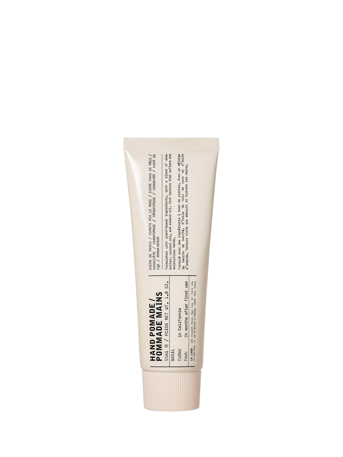 Le Labo Basil Shea Butter hand pomade 55ml, UK version