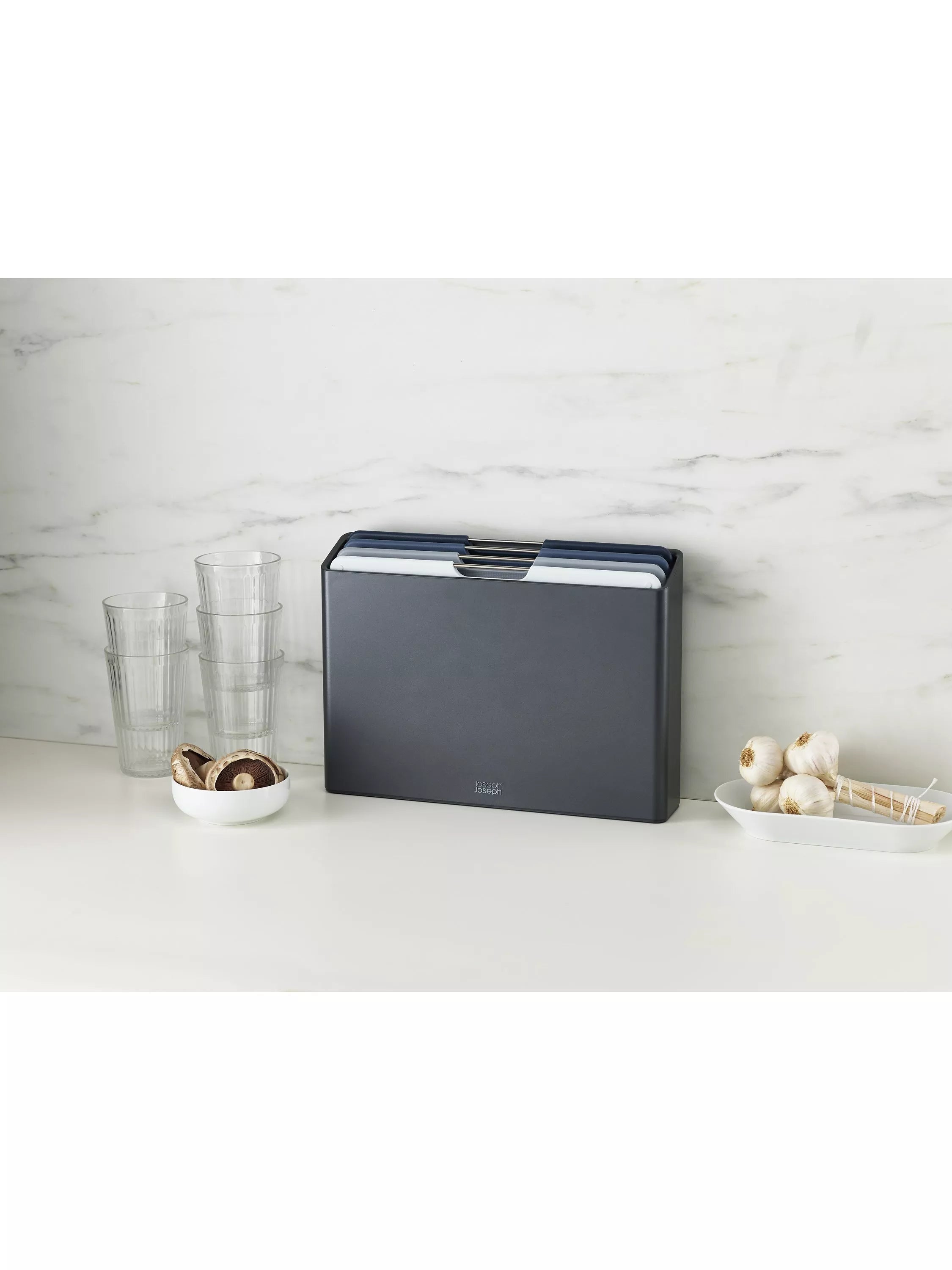 Joseph Joseph Folio chopping board set 4 large plastic boards (British brand)