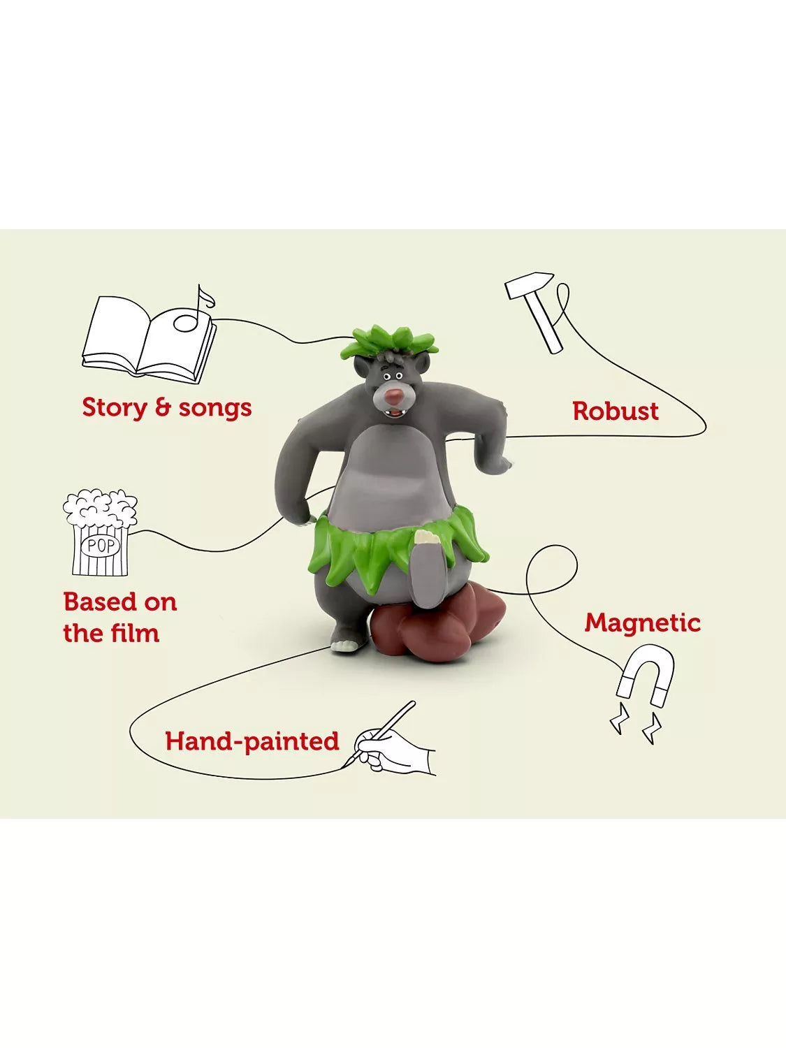 tonies Disney The Jungle Book Tonie audio character (British brand)
