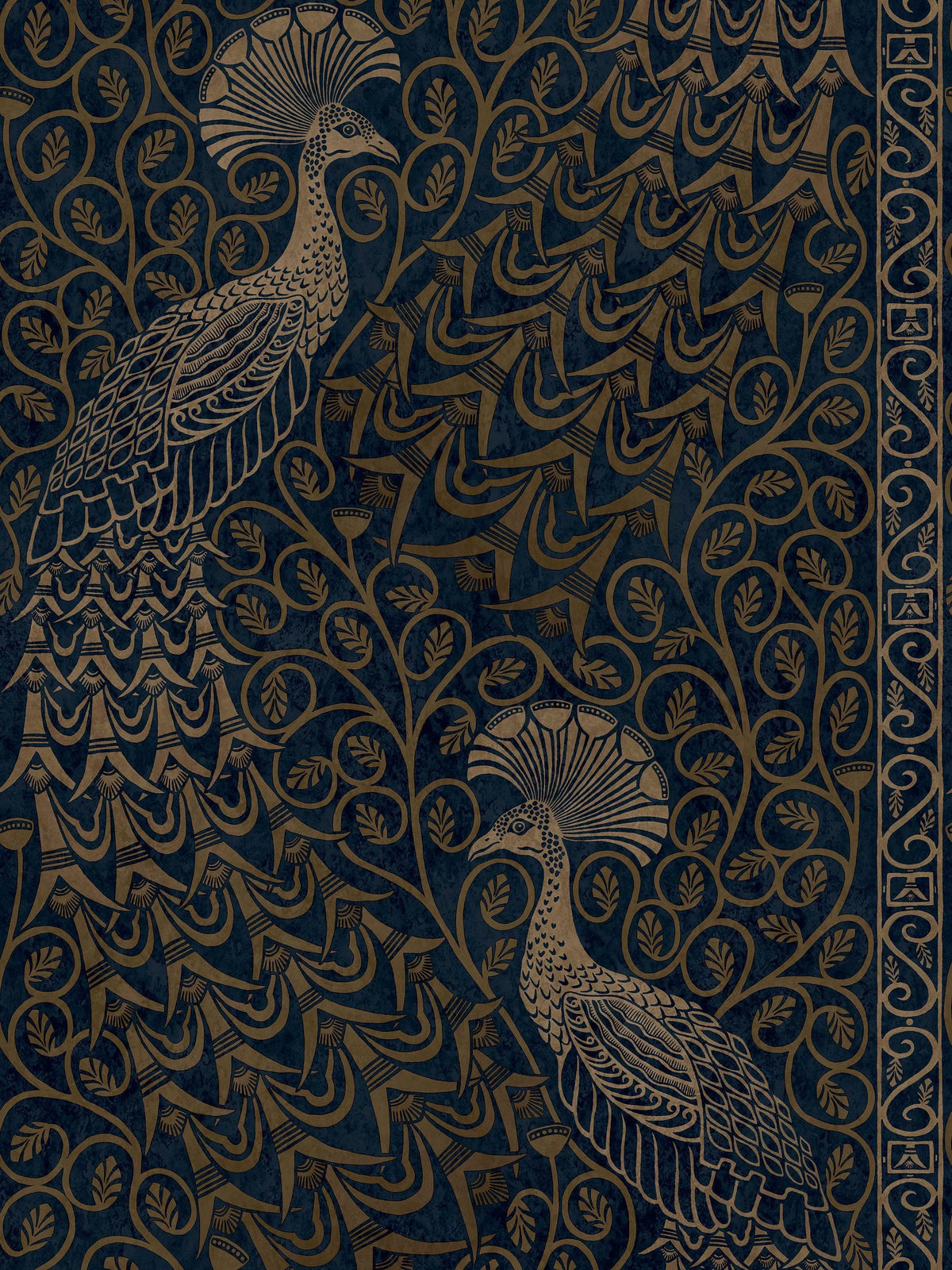 Cole & Son Pavo Parade wallpaper metallic peacocks 10m x 52cm, UK version