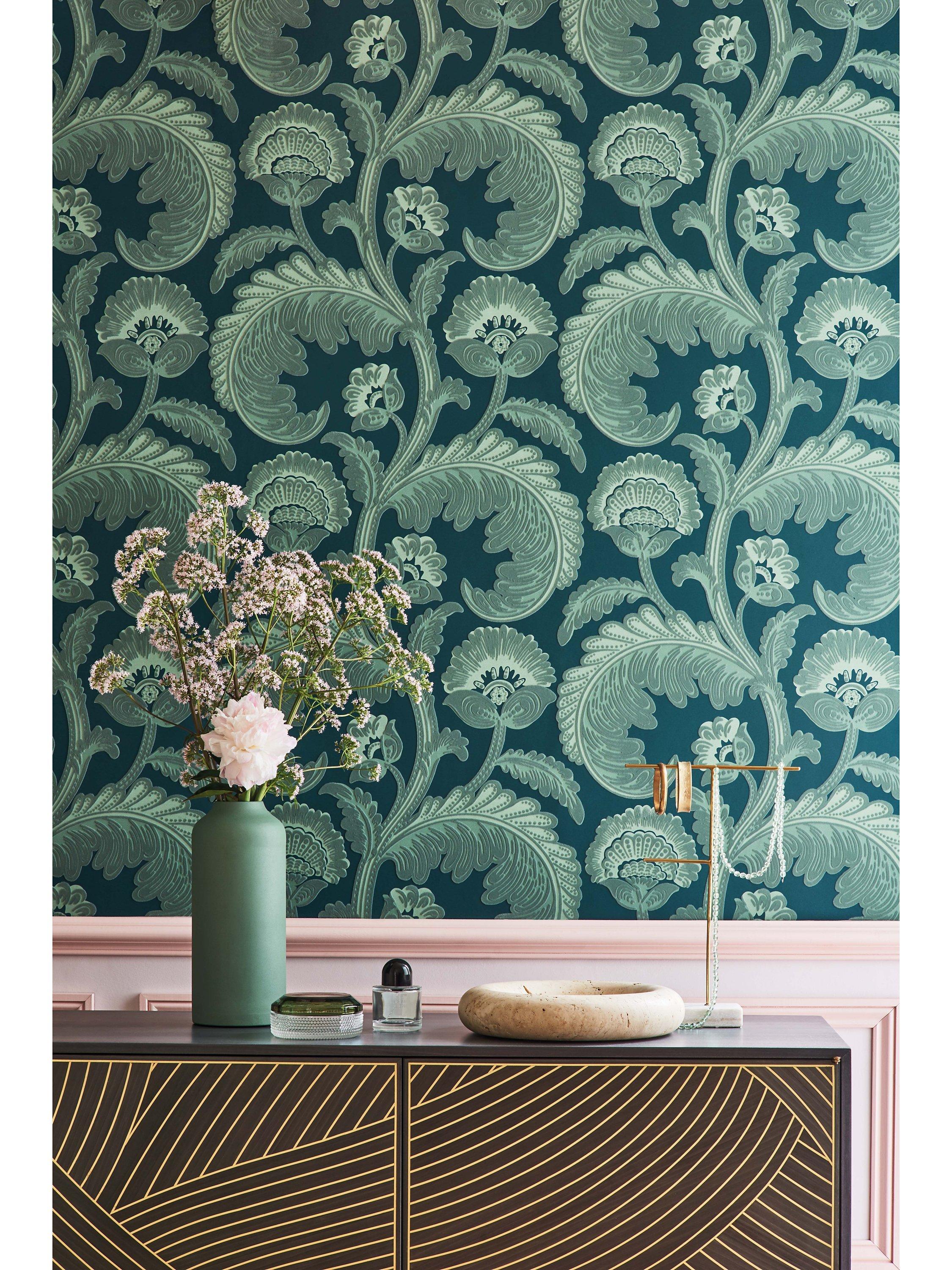 Cole & Son Fanfare Flock wallpaper 10m x 52cm - British product