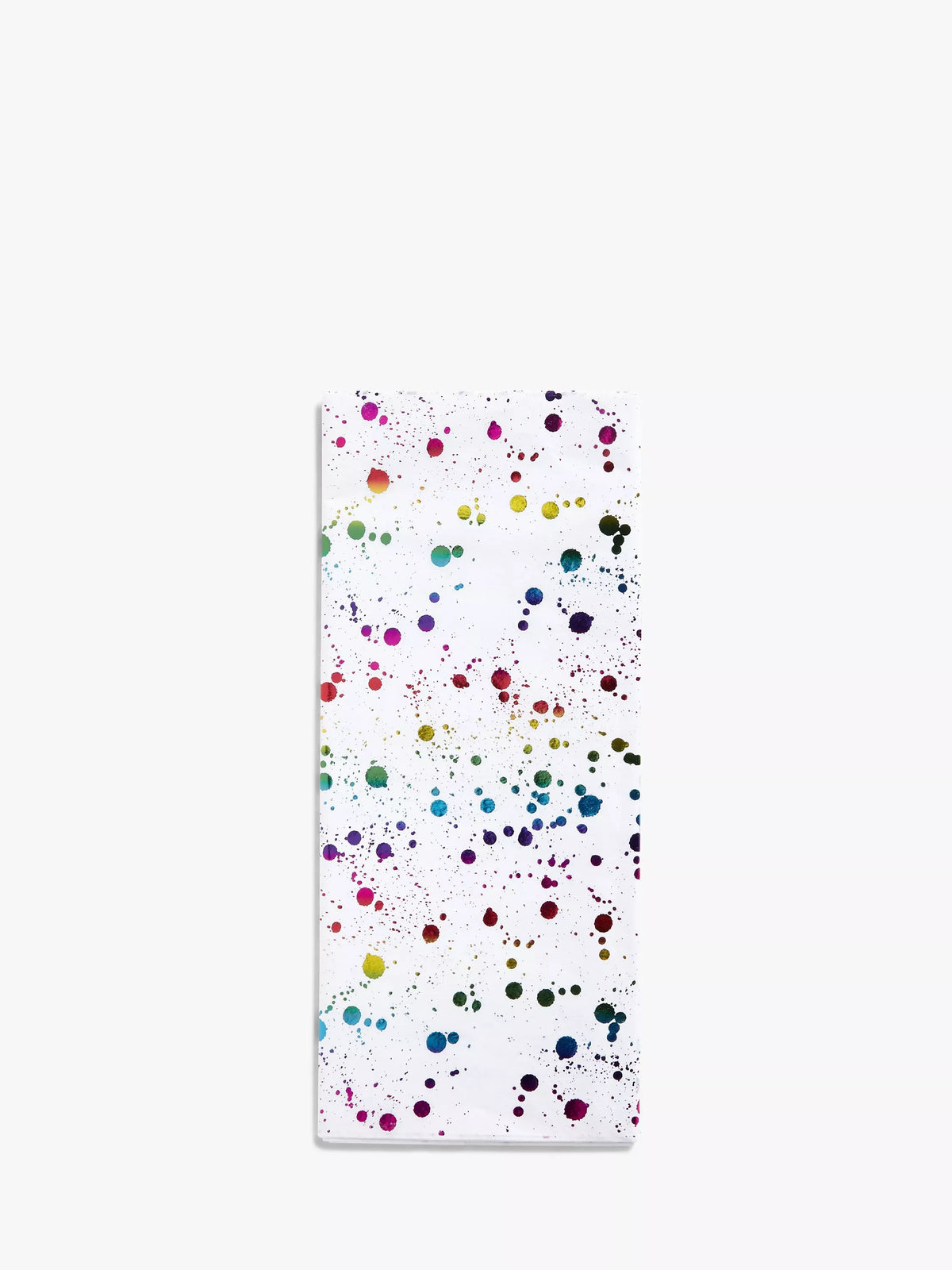 John Lewis rainbow splatter tissue paper pack of 3, imported from the UK
