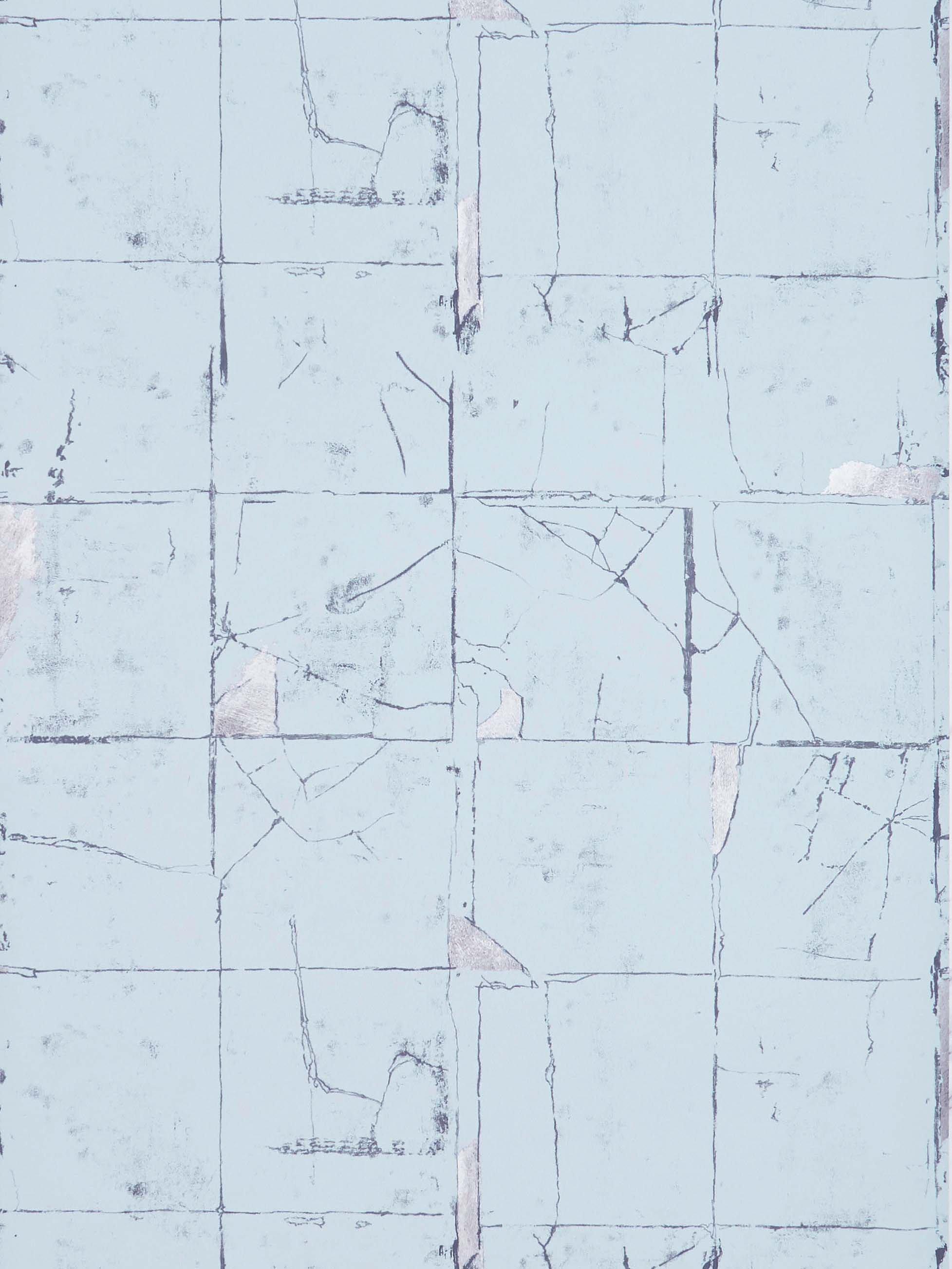 Osborne & Little Faenza Tile wallpaper, imported from the UK