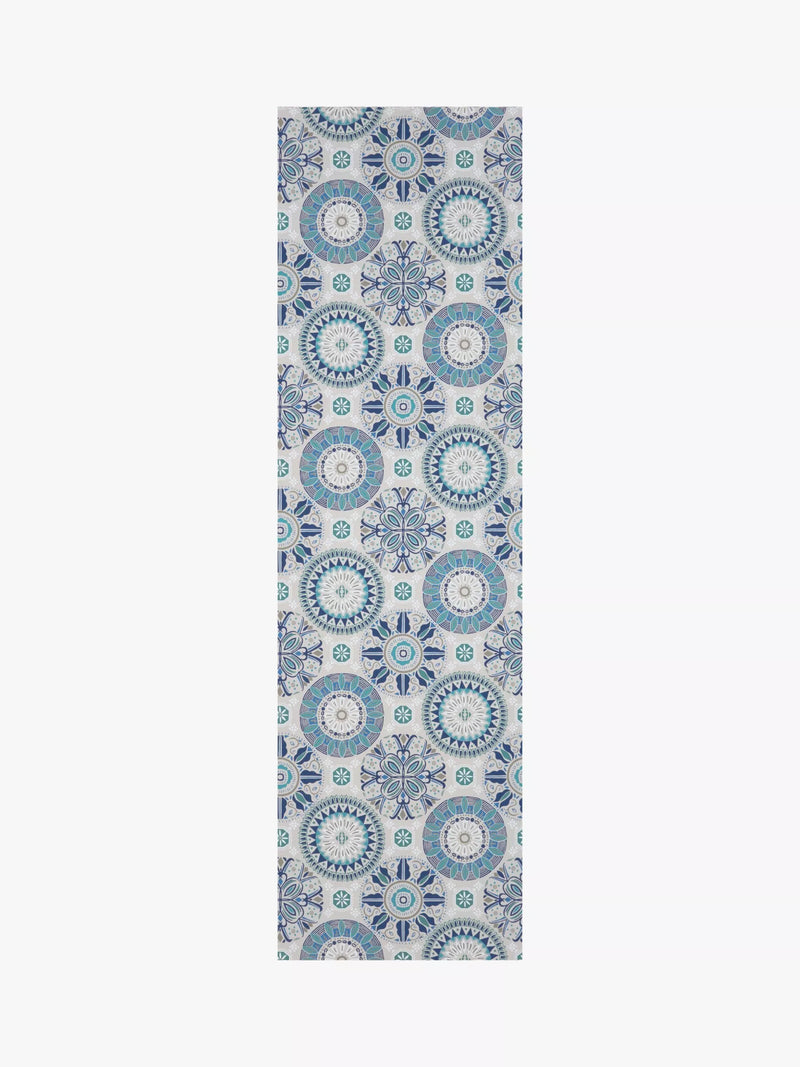 Osborne & Little Rosetta Wallpaper, Grey/Blue