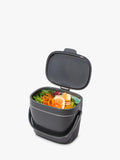 OXO large food waste compost caddy 6.6L in grey and mineral, imported from the UK