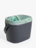 OXO large food waste compost caddy 6.6L in grey and mineral, imported from the UK