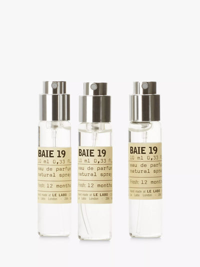 Le Labo Baie 19 Eau de Parfum Recharge Voyage 3 x 10ml