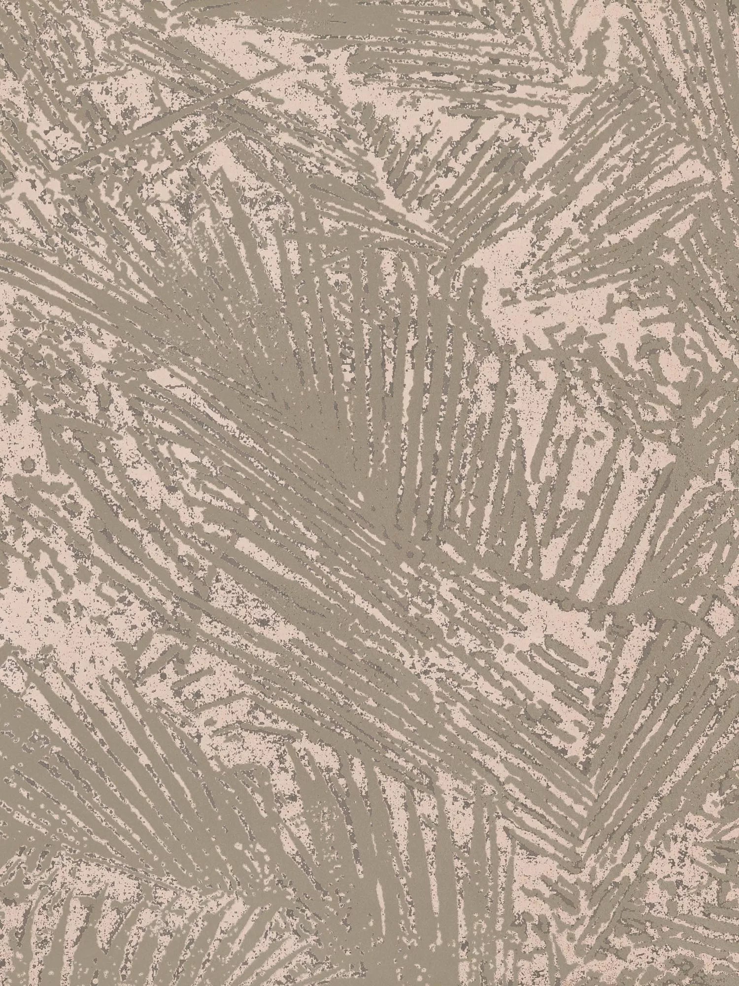 Romo Areca wallpaper with metallic palm fronds, imported from the UK