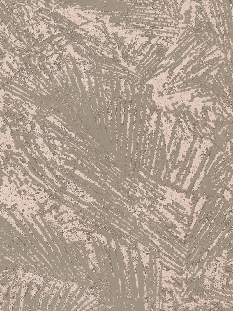 Romo Areca wallpaper with metallic palm fronds, imported from the UK