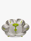 Joseph Joseph Bloom stainless steel folding steamer basket Silver, UK version