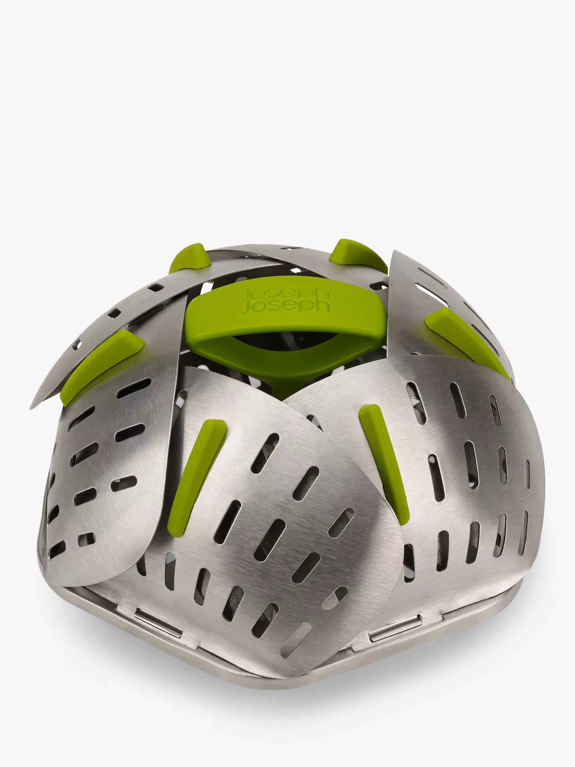 Joseph Joseph Bloom stainless steel folding steamer basket Silver, UK version
