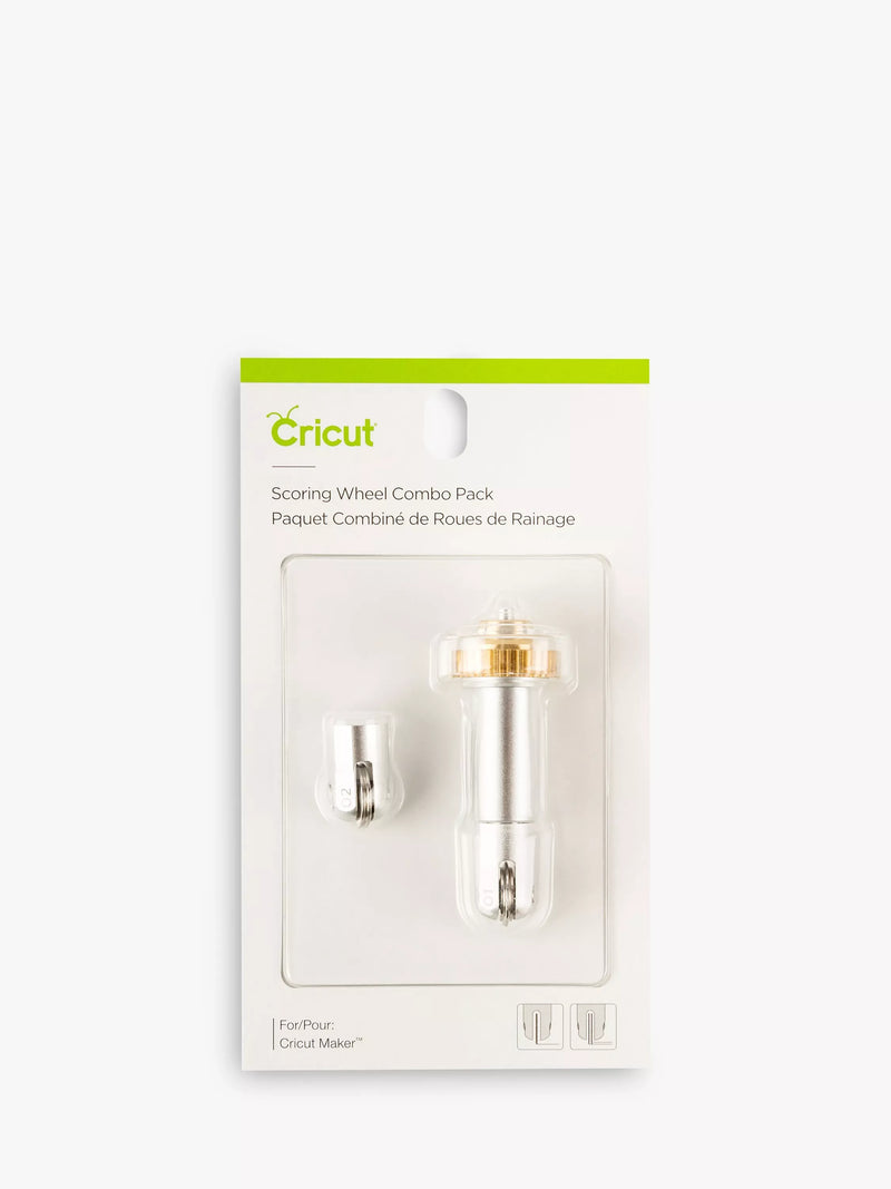 Cricut scoring wheel with housing combo pack silver, imported from the UK