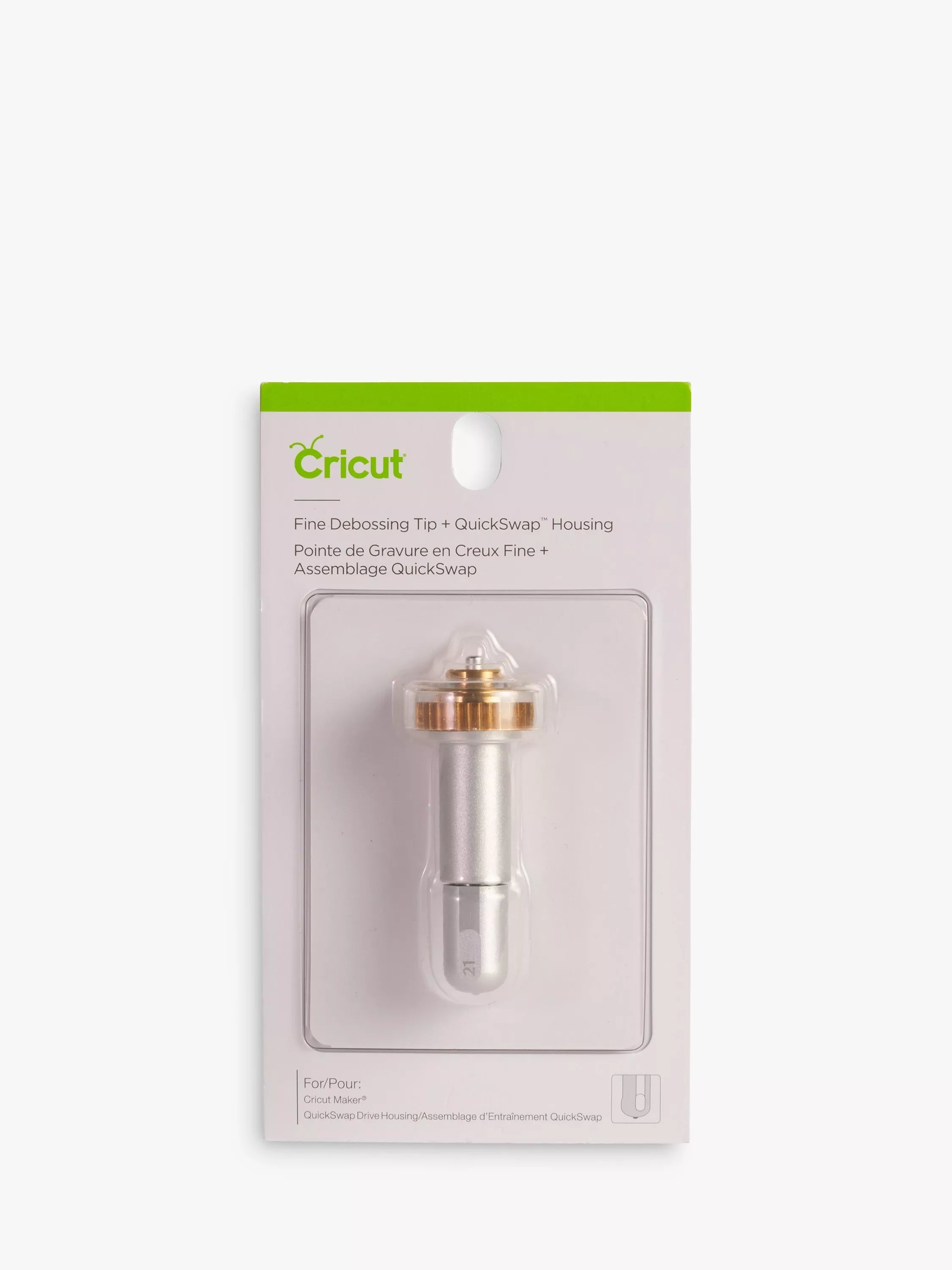 Cricut debossing tip with housing, craft machine accessory - British product