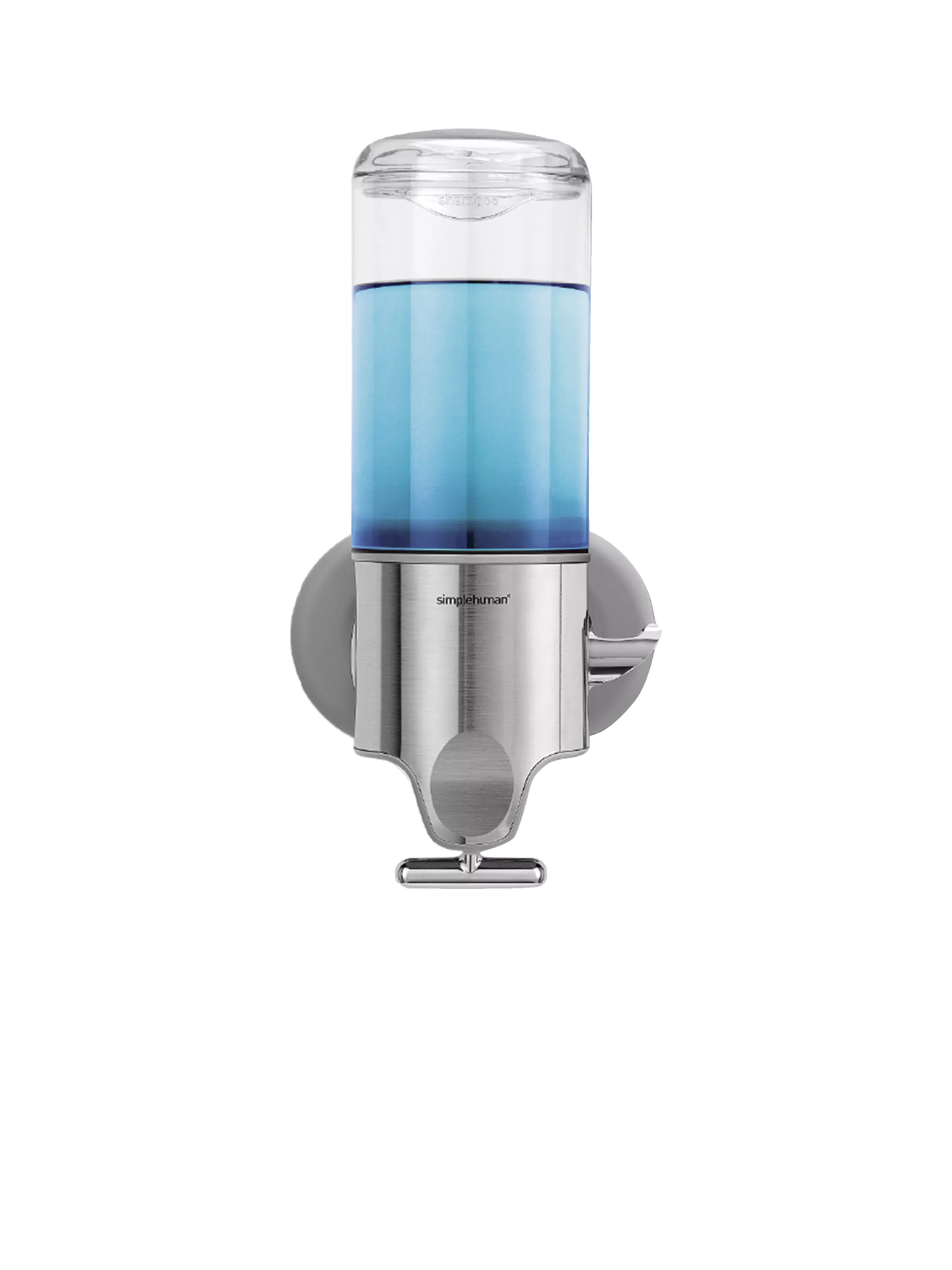 Simplehuman wall-mounted shower soap pump dispenser Single (British brand)