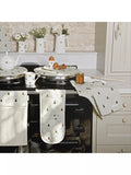 Sophie Allport Bee double oven glove in green and multi (British brand)