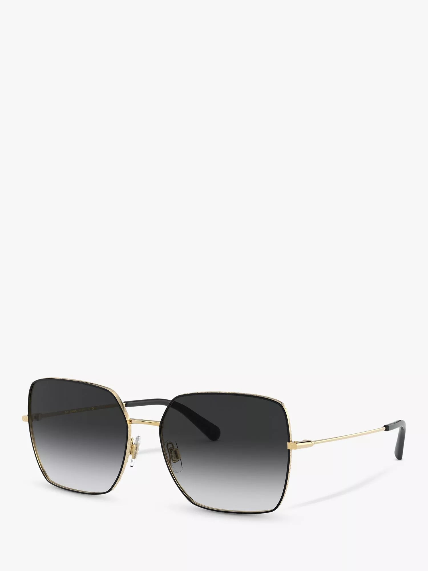 Dolce & Gabbana square sunglasses gradient lens metal frame 57mm - British product