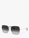 Dolce & Gabbana square sunglasses gradient lens metal frame 57mm - British product