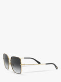 Dolce & Gabbana square sunglasses gradient lens metal frame 57mm - British product
