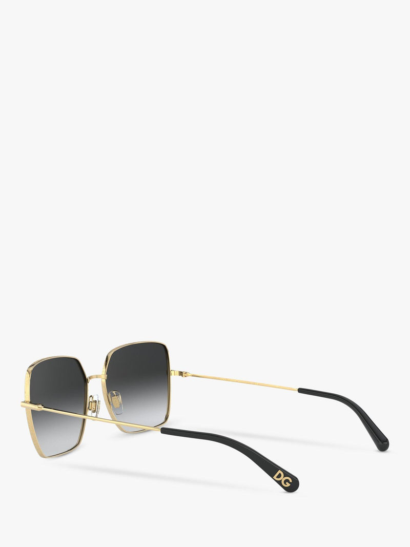 Dolce & Gabbana square sunglasses gradient lens metal frame 57mm - British product