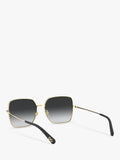 Dolce & Gabbana square sunglasses gradient lens metal frame 57mm - British product