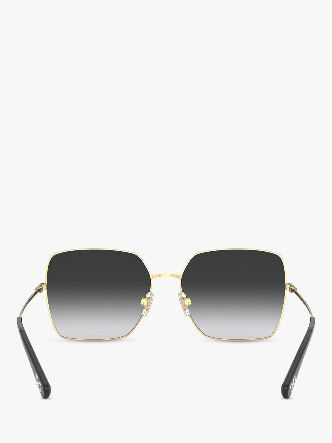 Dolce & Gabbana square sunglasses gradient lens metal frame 57mm - British product