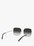 Dolce & Gabbana square sunglasses gradient lens metal frame 57mm - British product