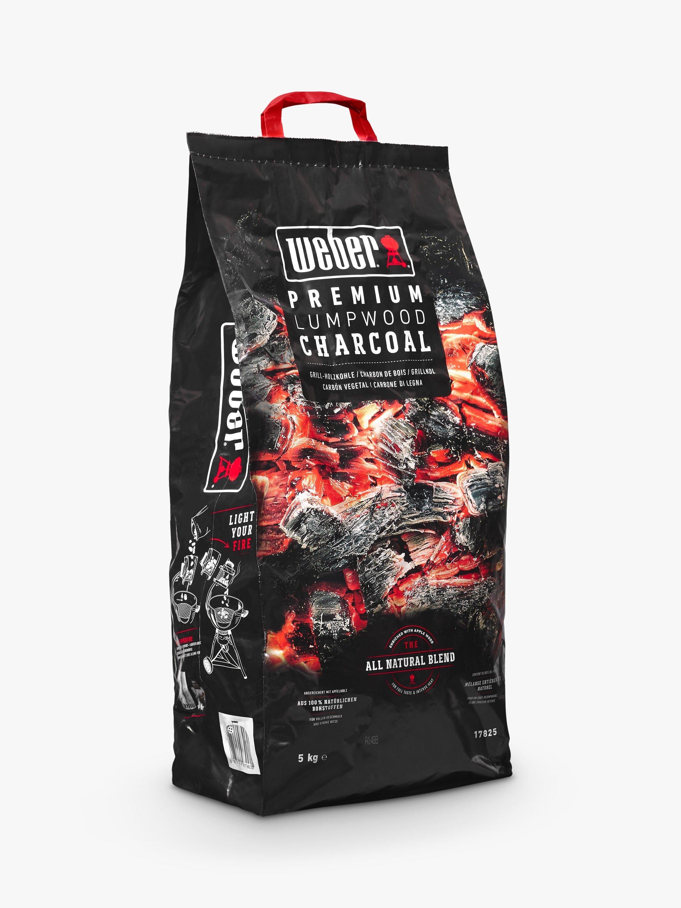 Weber Premium FSC-Certified lump wood BBQ charcoal 5kg, UK version
