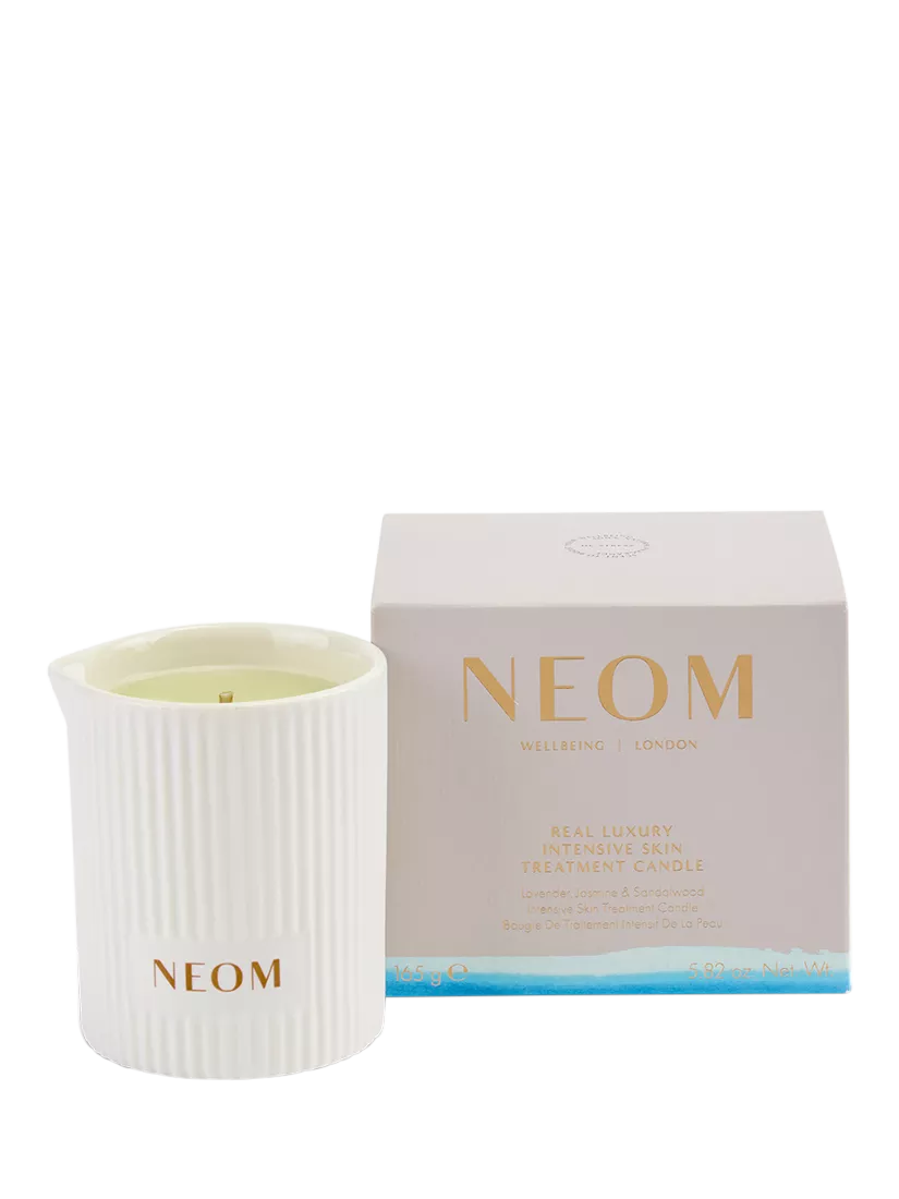 Neom Real Luxury Skin Treatment scented candle 140g, imported from the UK