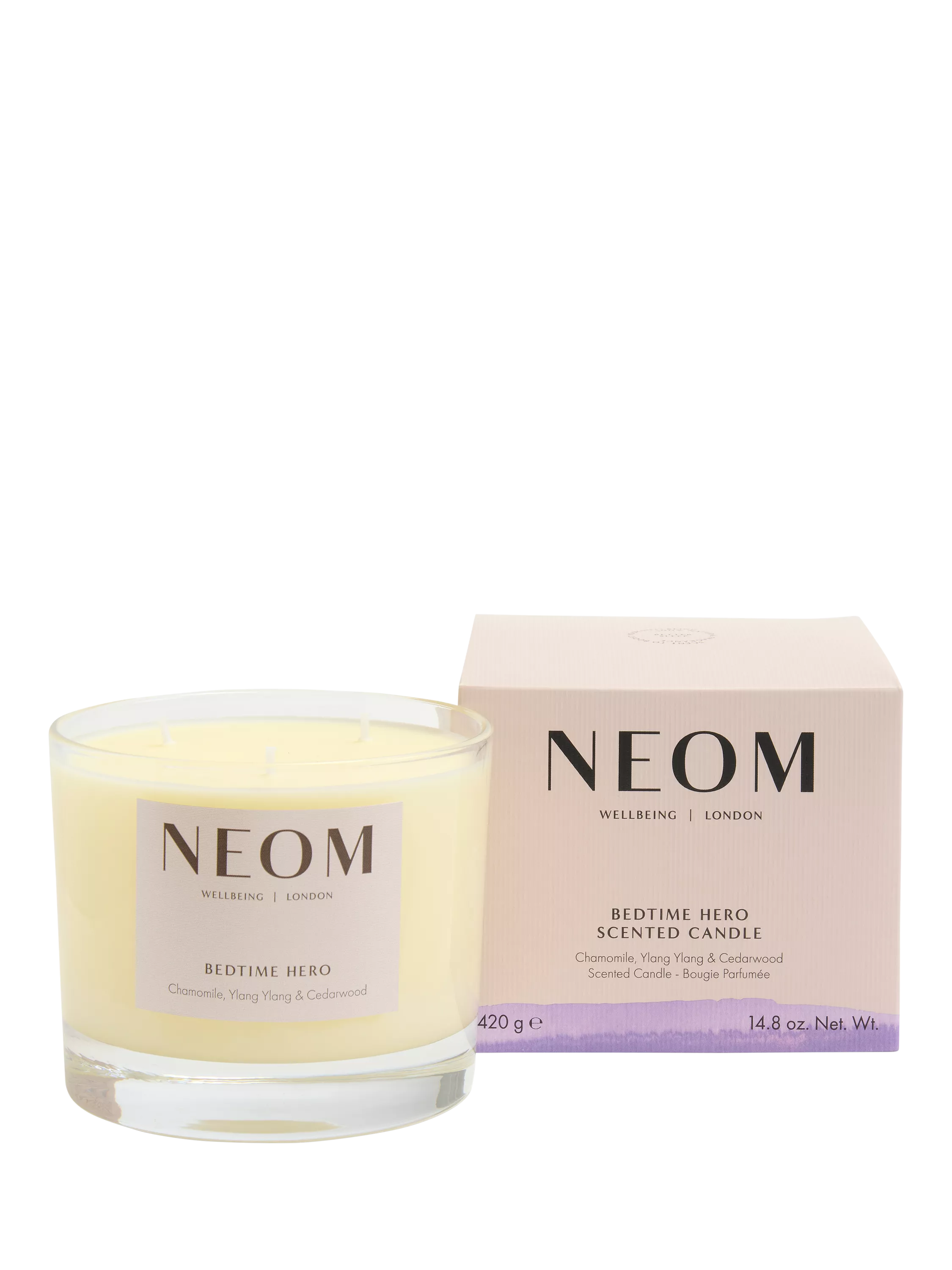 NEOM Bedtime Hero scented candle 420g - British product