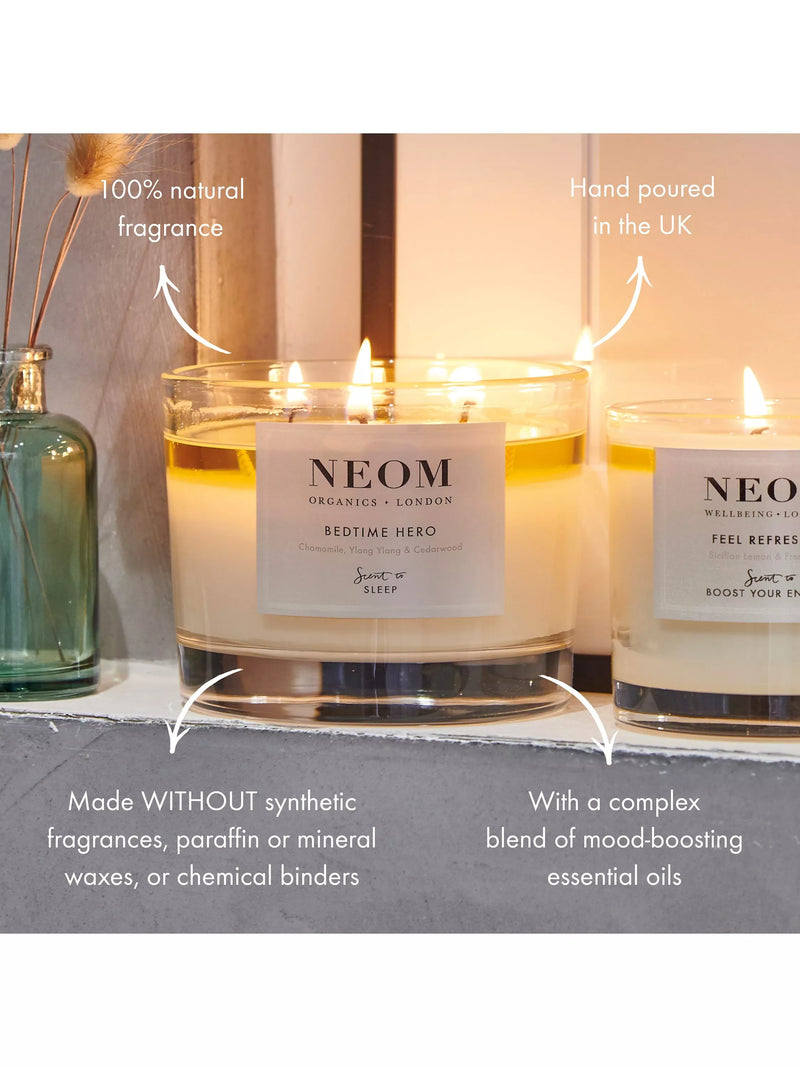 NEOM Bedtime Hero scented candle 420g - British product